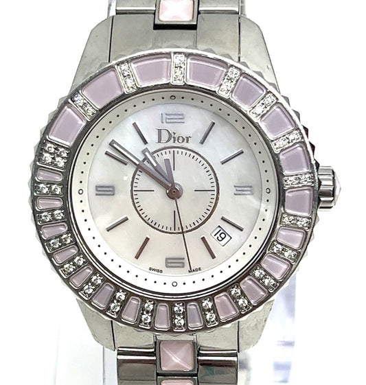 Christian Dior Christal Diamond & Pink Sapphire Ladies Watch image 0