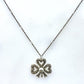 Gucci Aureco Sterling Silver Pearl Clover Pendant & Necklace image 2