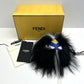 Fendi Bag Bugs Mink Fur Key Charm image 0