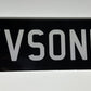 VVSONLY - Personlised Number Plate image 2
