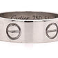 Cartier 18ct White Gold Love Ring image 1