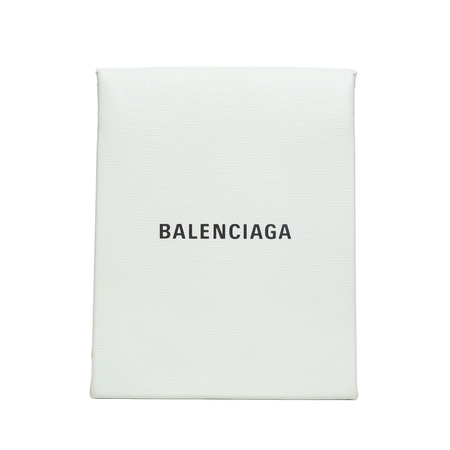 Balenciaga Gris Fossile Calfskin Shopping Envelope Clutch
