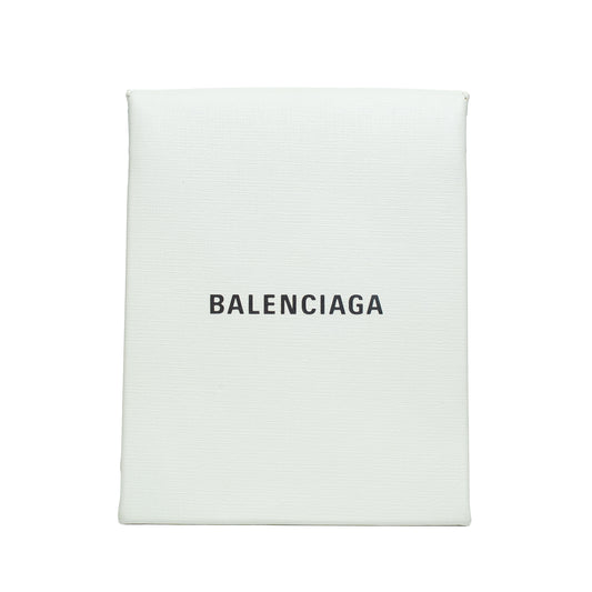 Balenciaga Gris Fossile Calfskin Shopping Envelope Clutch