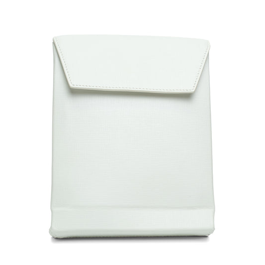 Balenciaga Gris Fossile Calfskin Shopping Envelope Clutch