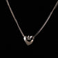 Georg Jensen Heart Pendant Sterling Silver Necklace (2001)