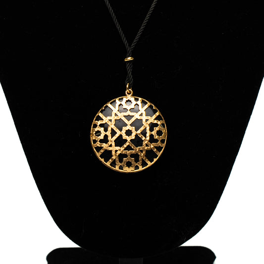Tiffany & Co. Picasso Marrakesh Onyx 18K Gold Pendant Necklace