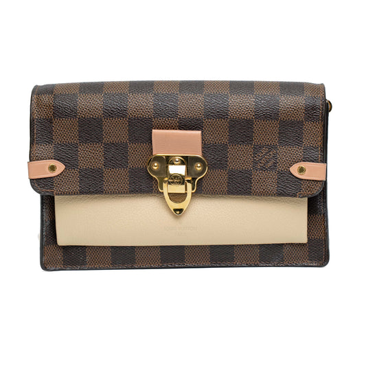 Louis Vuitton Vavin Damier Ebene Chain Wallet