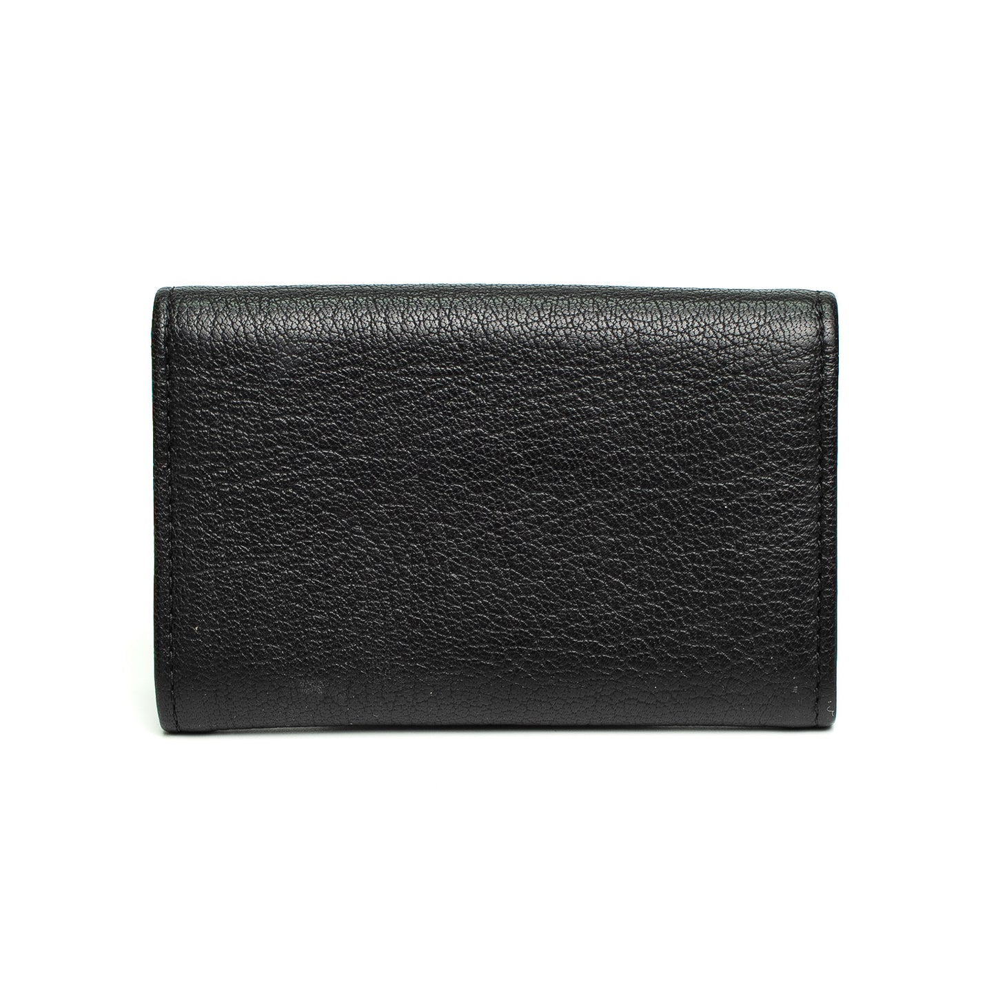 Chanel Camellia CC Black Wallet