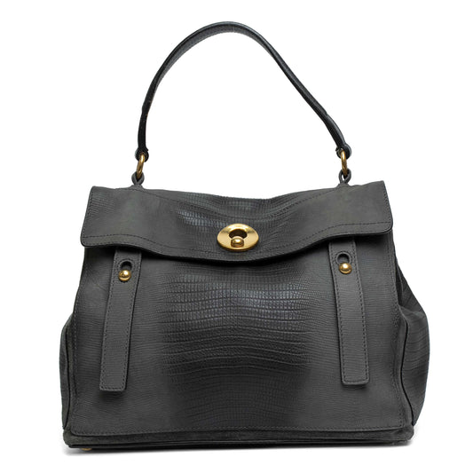 Yves Saint Laurent Muse Two Textured Leather Bag