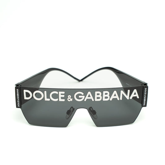 Dolce & Gabbana Black Shield Sunglasses