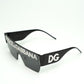 Dolce & Gabbana Black Shield Sunglasses