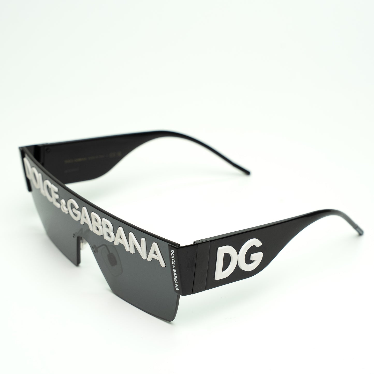 Dolce & Gabbana Black Shield Sunglasses