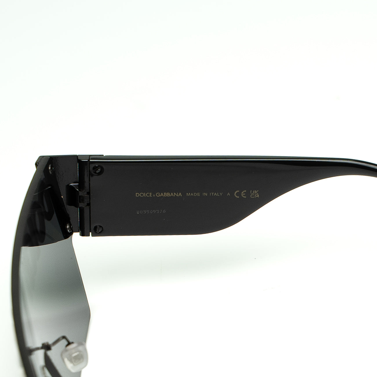 Dolce & Gabbana Black Shield Sunglasses