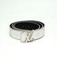 Louis Vuitton Silver Initials Reversible Belt