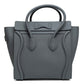 Celine Micro Luggage Kohl Grained Leather Bag