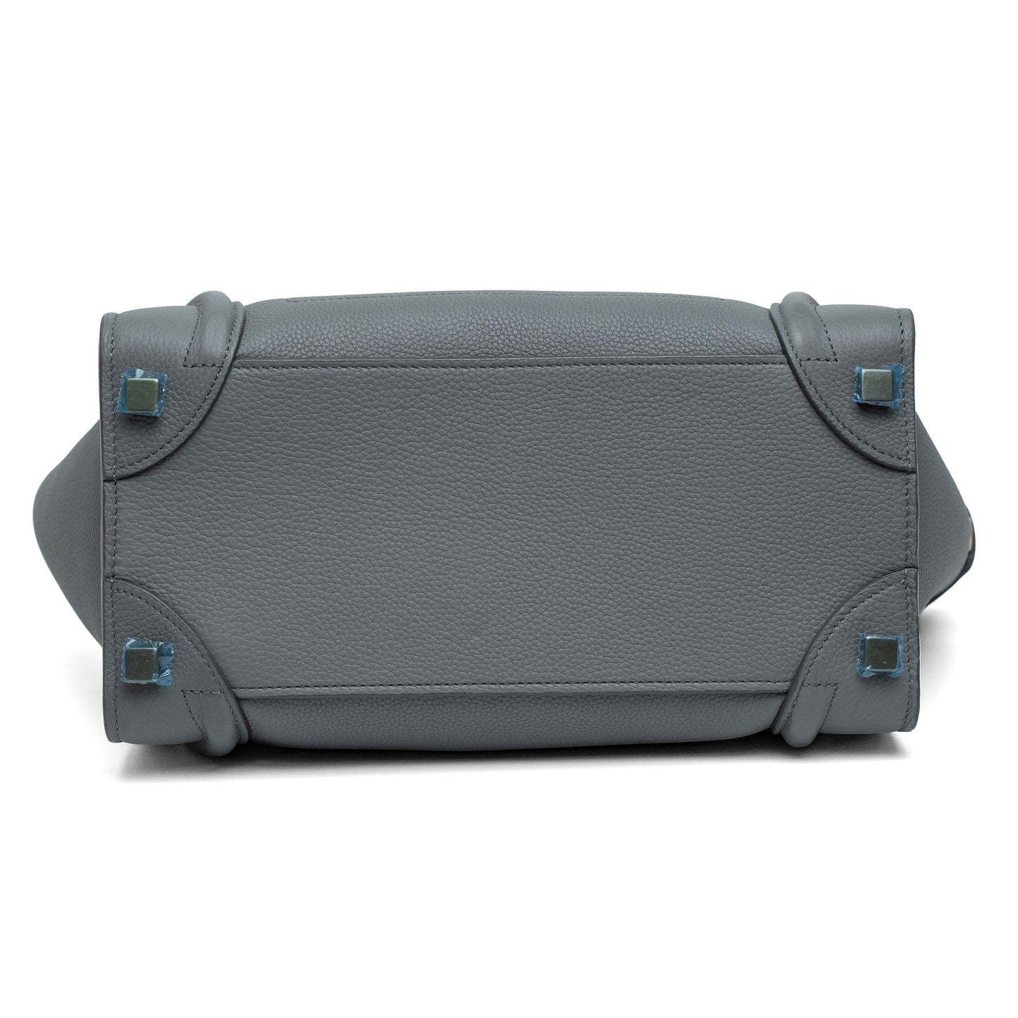 Celine Micro Luggage Kohl Grained Leather Bag