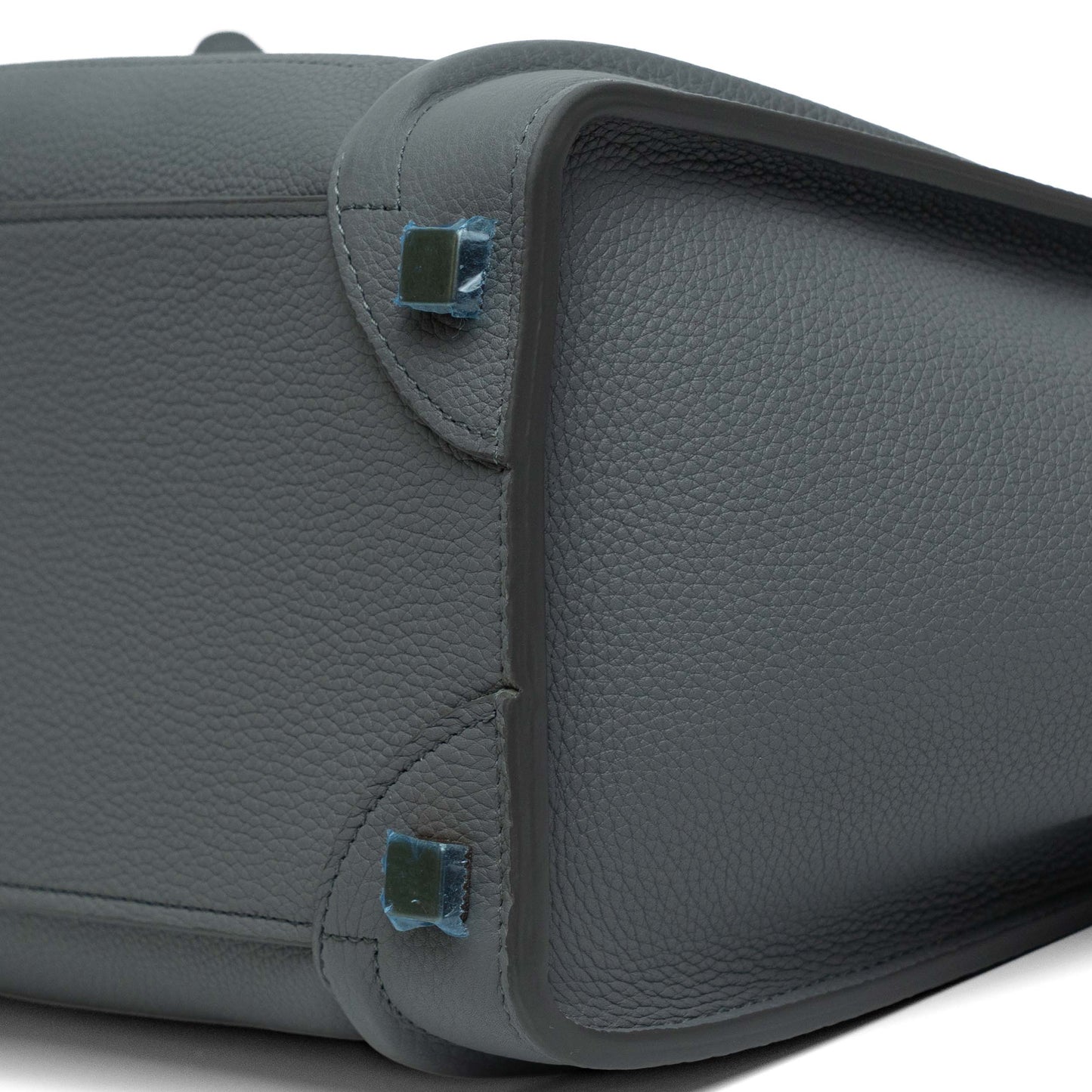 Celine Micro Luggage Kohl Grained Leather Bag