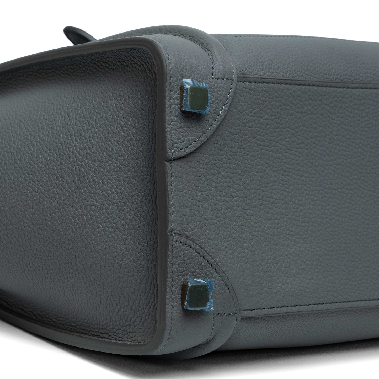 Celine Micro Luggage Kohl Grained Leather Bag