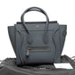 Celine Micro Luggage Kohl Grained Leather Bag
