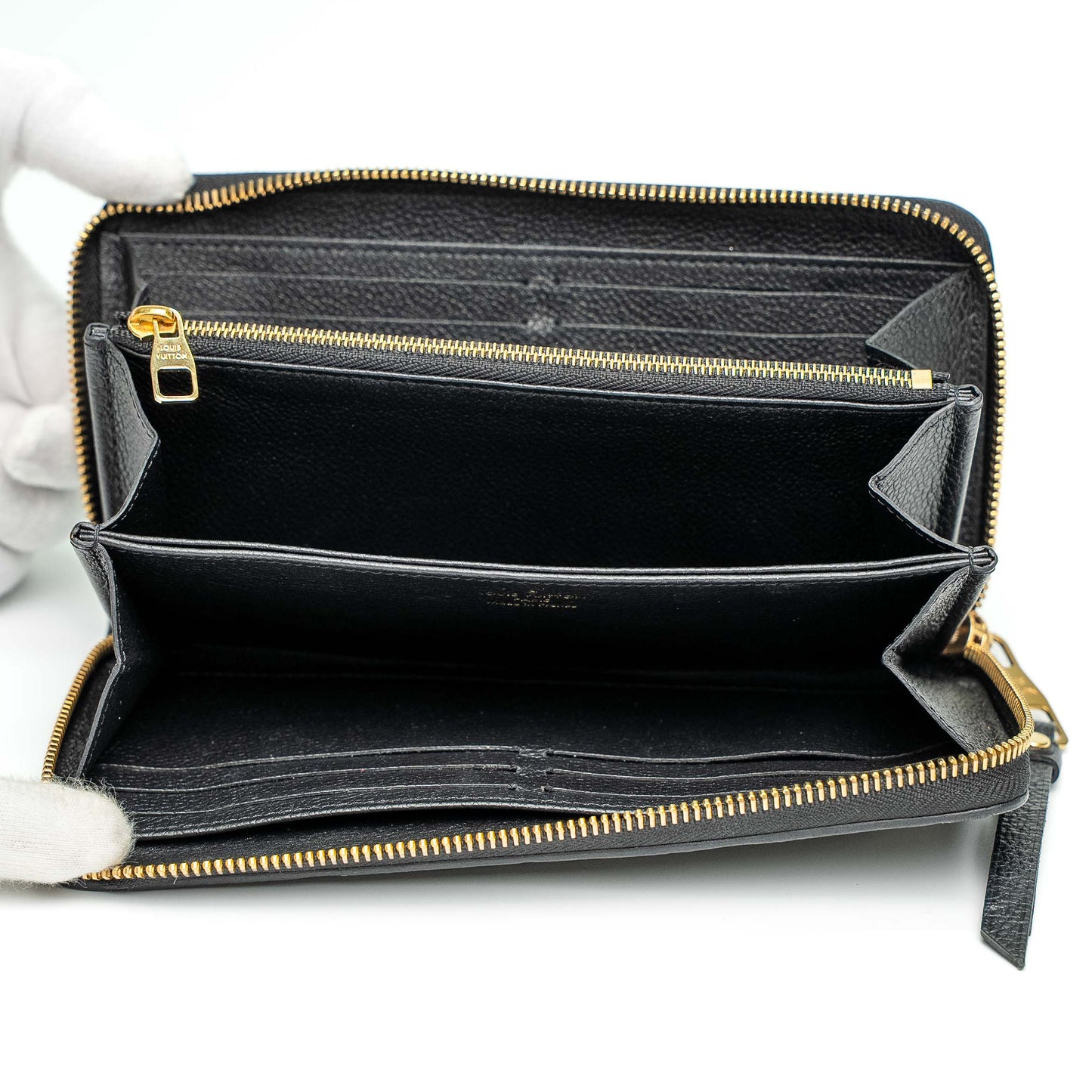 Louis Vuitton Empreinte Black Zippy Wallet