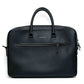 Coach Ethan Slim Black Crossgrain Leather Briefcase