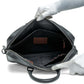 Coach Ethan Slim Black Crossgrain Leather Briefcase