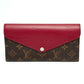Louis Vuitton Burgundy Monogram ARA Wallet