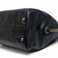 Prada Nero Saffiano Cuir Leather Shoulder Bag