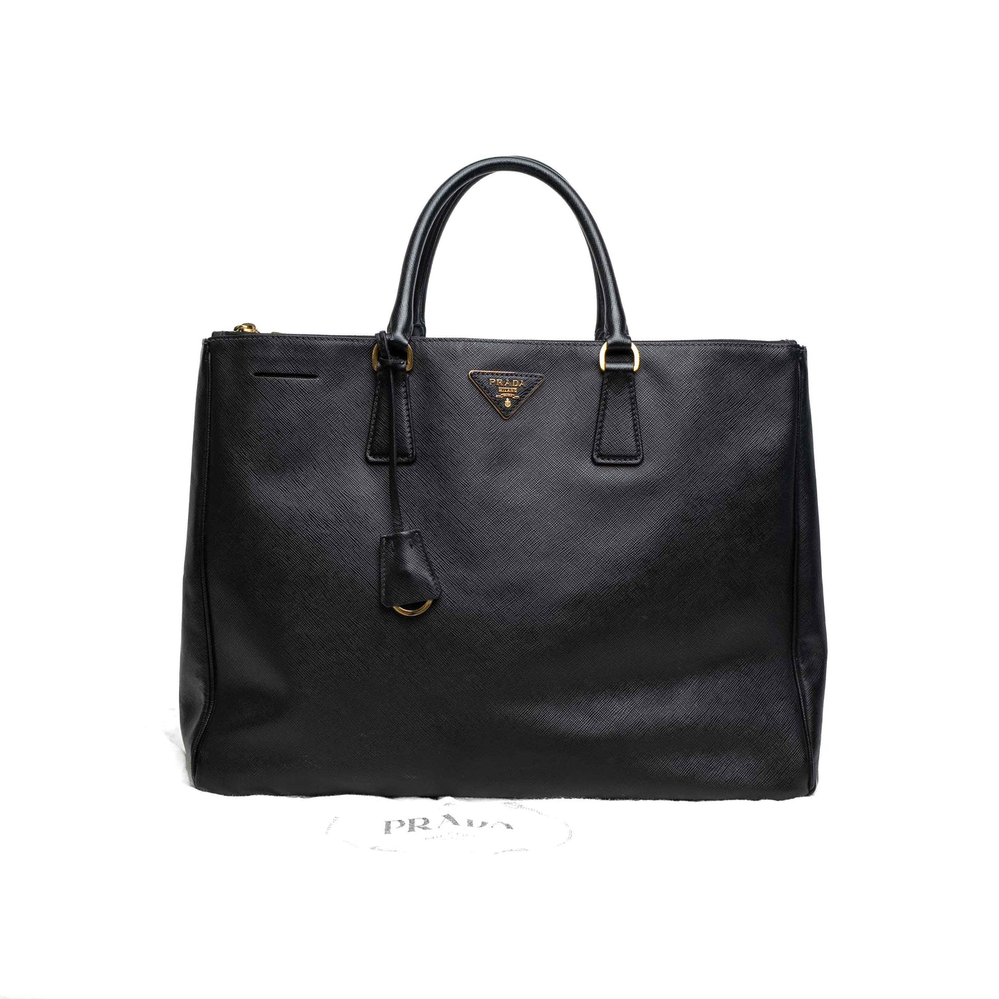 Prada Saffiano Lux Galleria Double Zip Tote