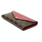 Louis Vuitton Burgundy Monogram ARA Wallet