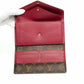 Louis Vuitton Burgundy Monogram ARA Wallet