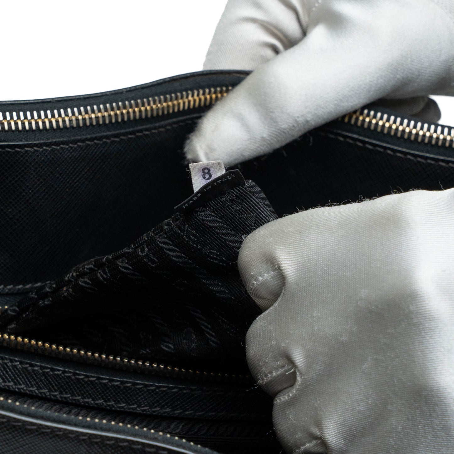 Prada Saffiano Lux Galleria Double Zip Tote