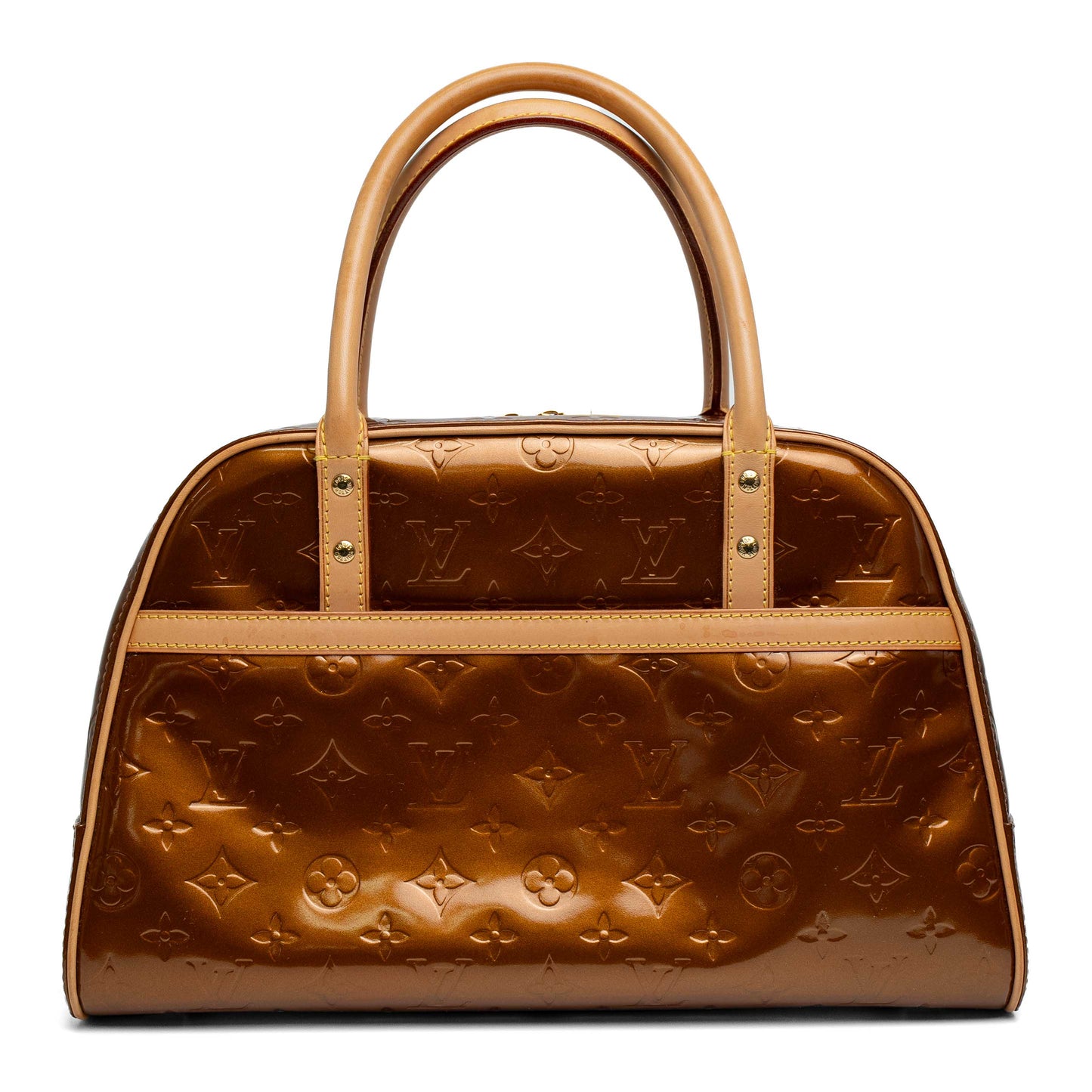 Louis Vuitton Bronze Vernis Tompkins Square Bag