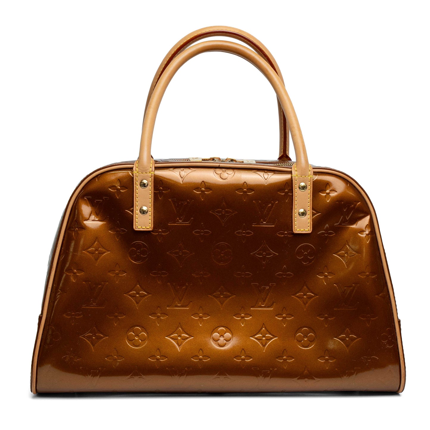 Louis Vuitton Bronze Vernis Tompkins Square Bag