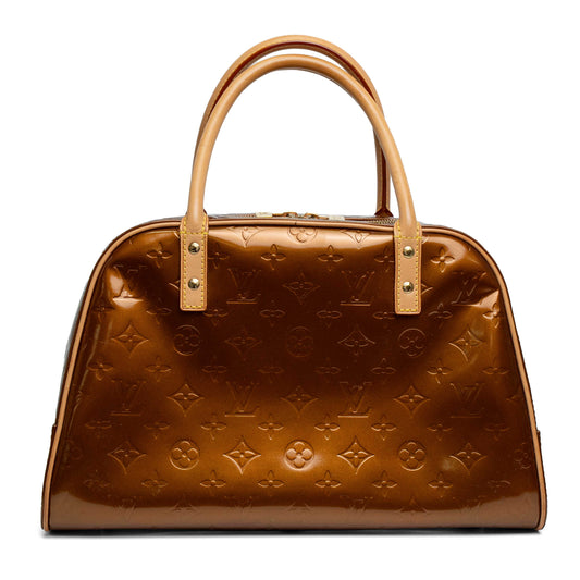 Louis Vuitton Bronze Vernis Tompkins Square Bag
