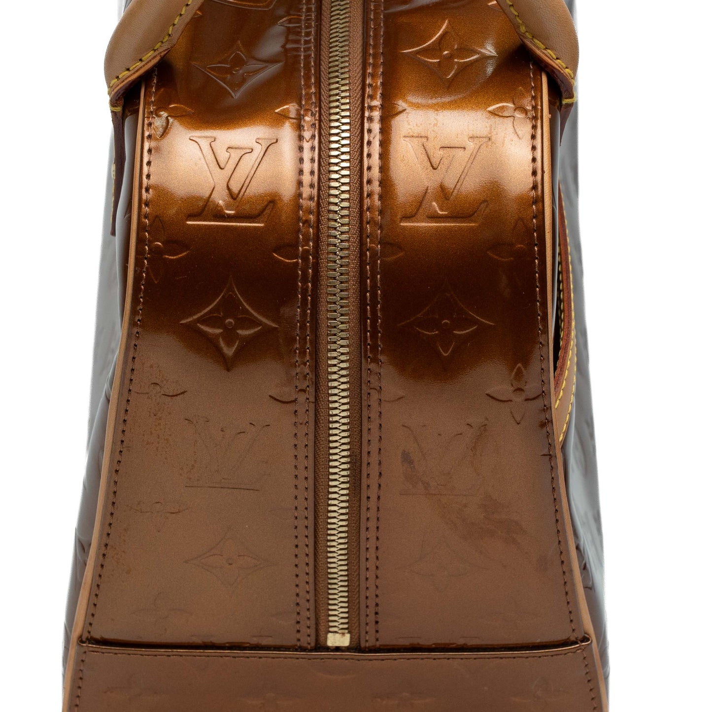 Louis Vuitton Bronze Vernis Tompkins Square Bag