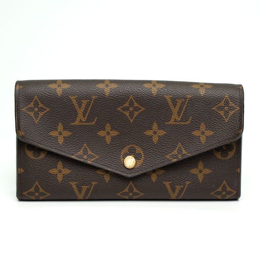 Louis Vuitton Burgundy Monogram Trifold Wallet