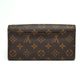 Louis Vuitton Burgundy Monogram Trifold Wallet