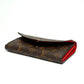 Louis Vuitton Burgundy Monogram Trifold Wallet