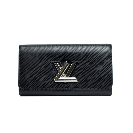 Louis Vuitton Black Epi Twist Long Wallet