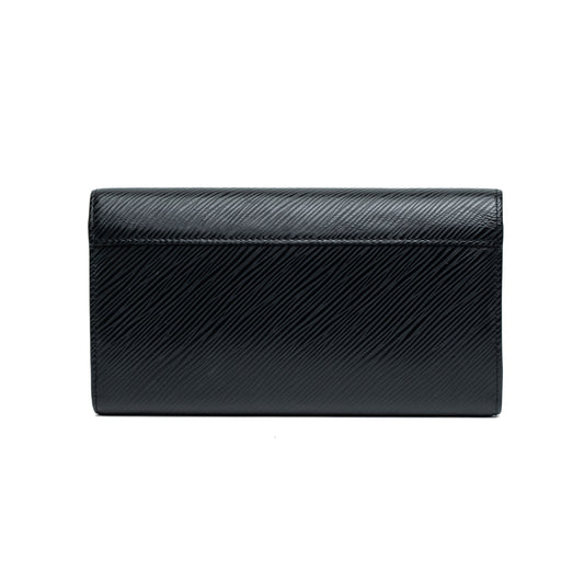 Louis Vuitton Black Epi Twist Long Wallet
