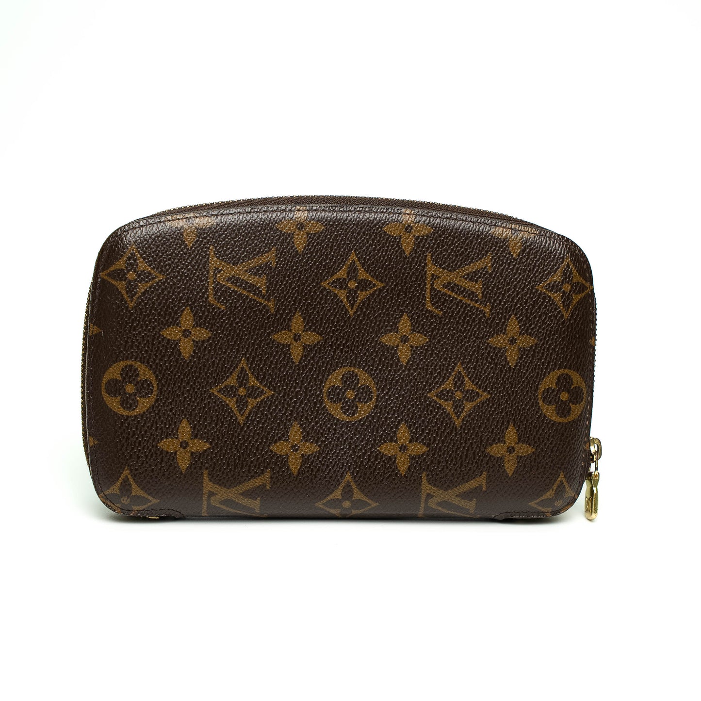 Louis Vuitton Monogram Canvas Zip Around Agenda Wallet