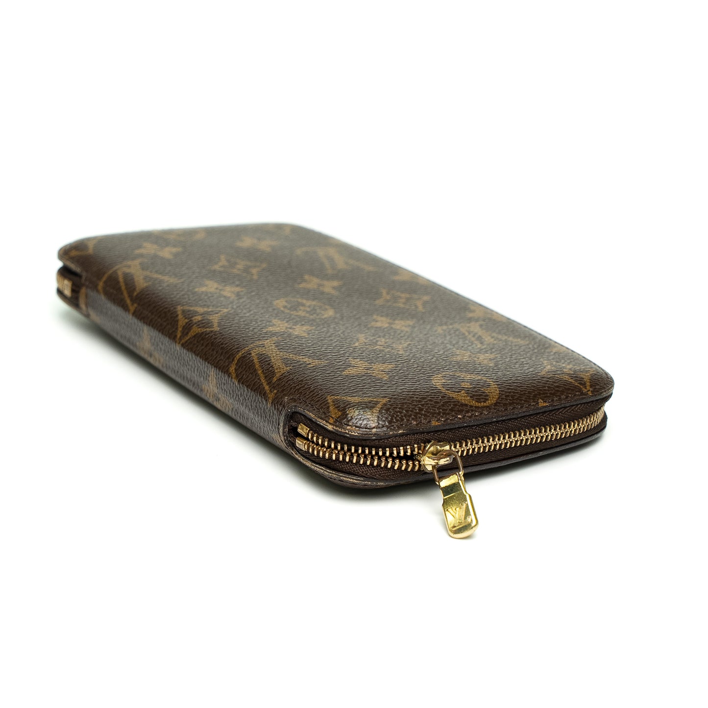 Louis Vuitton Monogram Canvas Zip Around Agenda Wallet