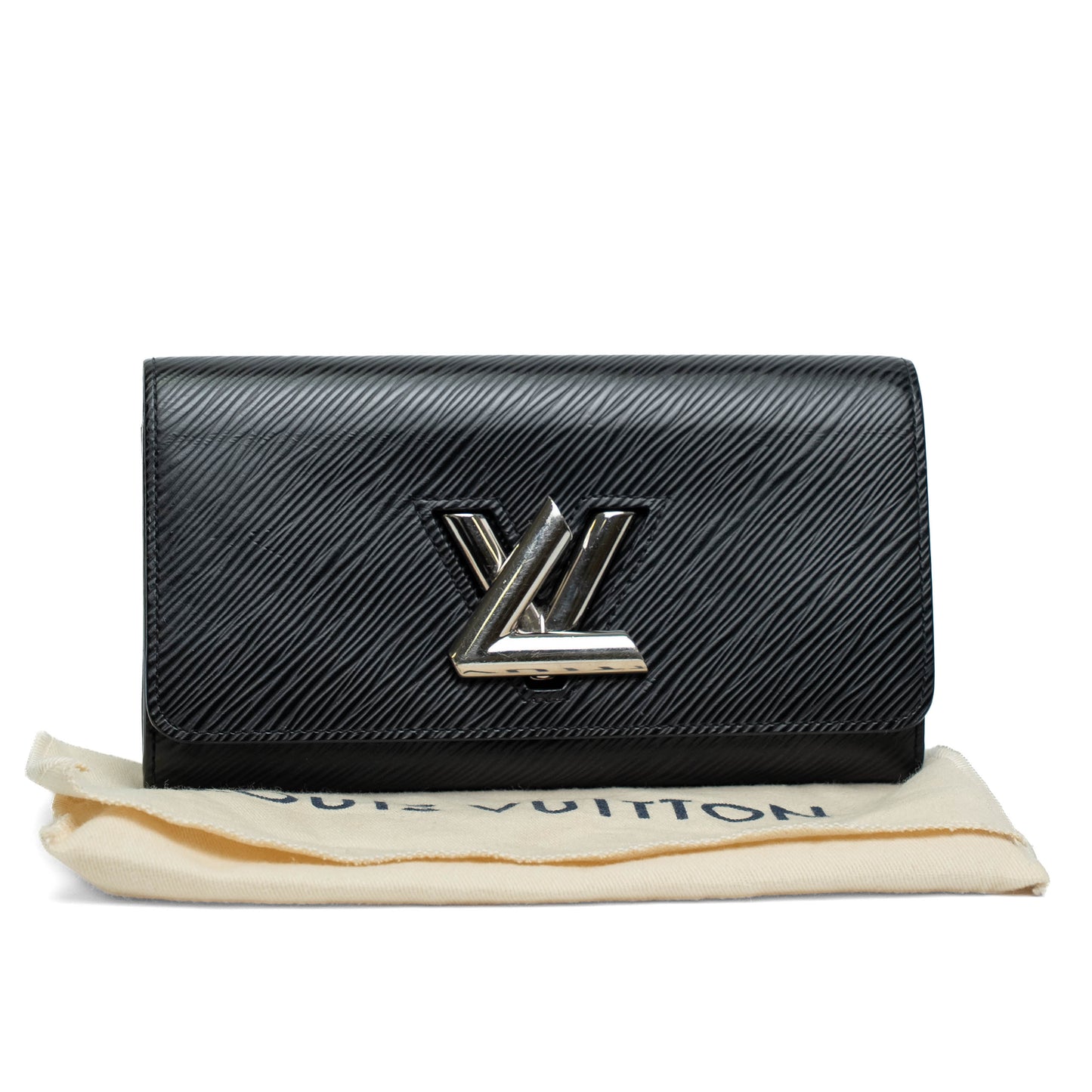 Louis Vuitton Black Epi Twist Long Wallet