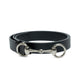 Gucci Horsebit Black Leather Silver Buckle Belt