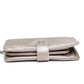 Chanel Metallic Pink Quilted Long Wallet with Detachable Pouch