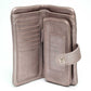 Chanel Metallic Pink Quilted Long Wallet with Detachable Pouch