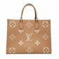 Louis Vuitton OnTheGo MM Arizona Creme Tote