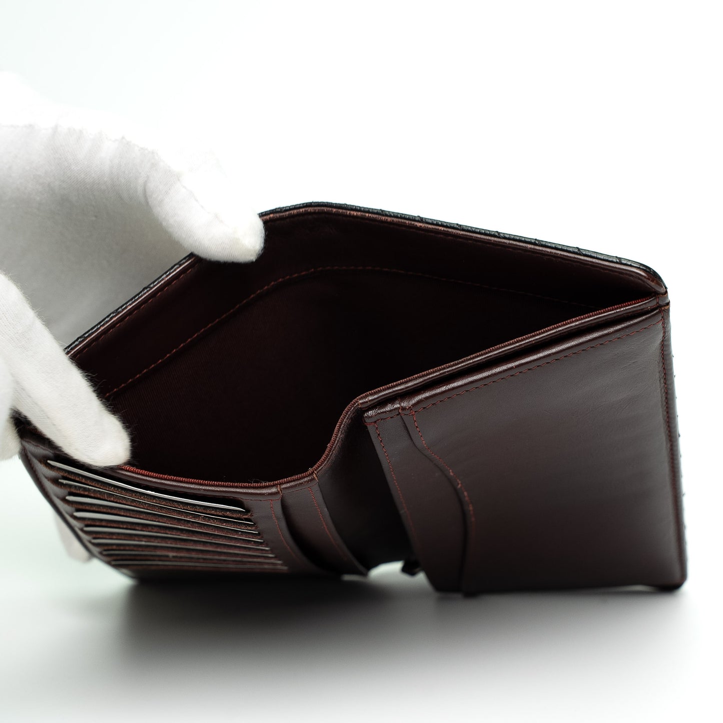 Chanel 2016 Black Chevron Quilted Caviar Leather Long Wallet