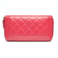 Chanel Boy Zip Around Long Wallet